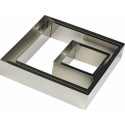 Cadre inox 8 x 8 x 4,5 cm