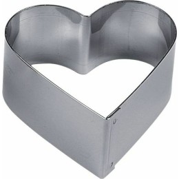 Cercle coeur inox 20cm