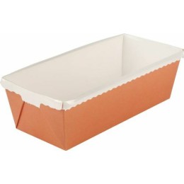 Moule de cuisson carton rectangulaire 16,5 x 6,5 x 4,5 cm - par 30