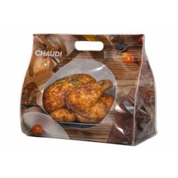 Sac à poulet plastique 31 x 25 + 2 x 7,5 cm - par 500