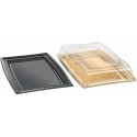 Plateau noir PET 46 x 30,5 cm - par 5