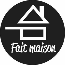 Étiquette "fait maison" ø46mm + grippeur /10