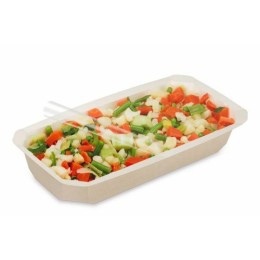 Barquette carton scellable décor nature GN 1/4 h55 /70