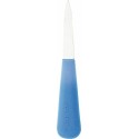 Couteau à huître manche bleu 7 cm