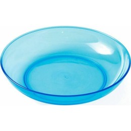 Assiette plastique creuse, bleue