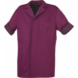 Veste Henri manches longues noire rayé bordeaux M