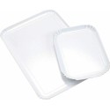 Plateau traiteur en carton 1 face blanc perle 28 x 19 cm - par 25