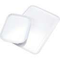 Plateau traiteur en carton 1 face blanc perle 42 x 28 cm - par 25