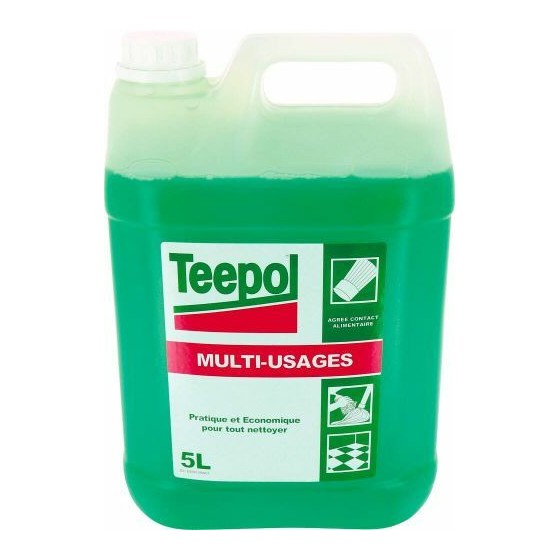 Détergent multi-usages Teepol - par 5 L Détergent multi-usages Teepol - par 5 L