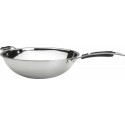 Wok trimétal acier inoxydable ø 36 cm