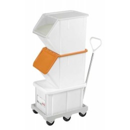 Bac à ingrédients PEHD blanc 40 L