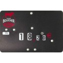 Étiquette "Votre boucher" sans texte et sans pique 10,6 x 7 cm - par 10