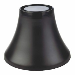 Pied Frida mélamine bois/noir H. 12 cm