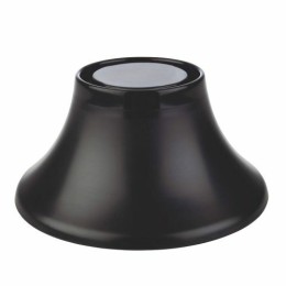 Pied Frida mélamine bois/noir H. 8 cm