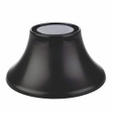 Pied Frida mélamine bois/noir H. 8 cm