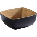 Saladier GN 1/6 Frida mélamine bois/noir 17,6 x 16,2 x 7,5 cm 1 L