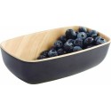 Saladier GN 1/9 Frida mélamine bois/noir 17,6 x 10,8 x 5,5 cm 0,5 L