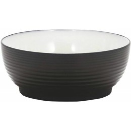 Bol mélamine wave noir/blanc ø 15 cm