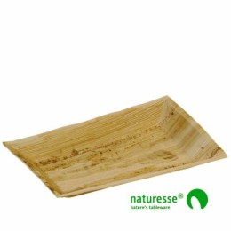 Assiette rectangle palmier 25x16cm /25