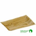 Assiette rectangle palmier 25 x 16 cm - par 25