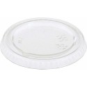 Couvercle PLA pour pot à sauce bagasse 3 cl et 6 cl - par 5
