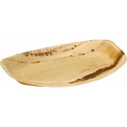 Plat ovale palmier 34,5 x 23,5 x 2,5 cm - par 25