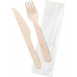 Kit couvert bouleau 3 en 1 - Carton de 250