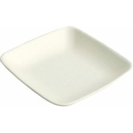 Mini assiette carré bagasse 66x66mm /50