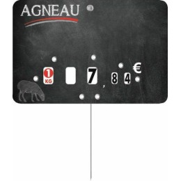 Étiquette Maestria Agneau à texte 8x12 cm
