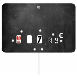Étiquette Maestria neutre sans texte 8 x 12 cm - par 10