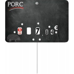 Étiquette Maestria Porc sans texte 8x12cm /10