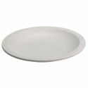 Assiette végétale réutilisable Lilitouch blanc ø 13,4 cm - par 15