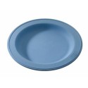 Assiette végétale réutilisable Lilitouch bleu ø 18 cm - par 15