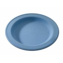 Assiette végétale réutilisable Lilitouch bleu ø 23 cm - par 15