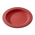 Assiette végétale réutilisable Lilitouch rouge ø 18 cm - par 15