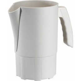 Pichet végétal réutilisable Lilitouch blanc 1 L - par 8