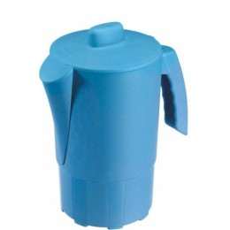 Pichet végétal réutilisable Lilitouch bleu 1 L - par 8