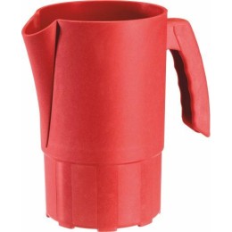 Pichet végétal réutilisable Lilitouch rouge 1 L - par 8