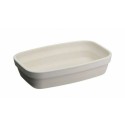 Ravier végétal réutilisable Lilitouch blanc 32 cl 14,7 x 9 cm - par 24