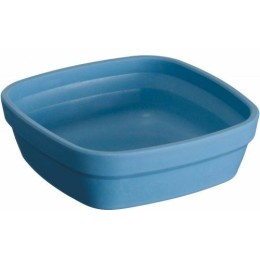 Ravier végétal réutilisable Lilitouch bleu 25 cl 11 x 11 cm - par 24
