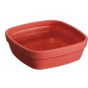 Ravier végétal réutilisable Lilitouch rouge 25 cl 11 x 11 cm - par 24