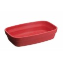 Ravier végétal réutilisable Lilitouch rouge 32 cl 14,7 x 9 cm - par 24