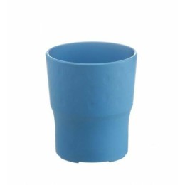 Verre végétal réutilisable Lilitouch bleu 16 cl - par 18