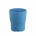 Verre végétal réutilisable Lilitouch bleu 16 cl - par 18
