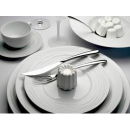 Assiette creuse à aile onde ø 22.2cm /6