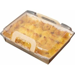 Boite panier carton + couvercle PP 85 cl - par 25