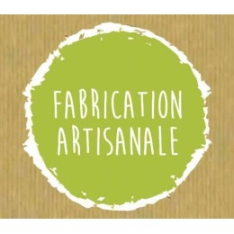 Étiquette adhésive "Fabrication artisanale" 3,5 x 4 cm - par 500