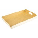 Plateau ingraissable carton kraft 25 x 34 cm - par 25