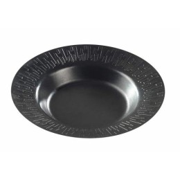 Assiette bagasse PLA noir ø 230mm /50