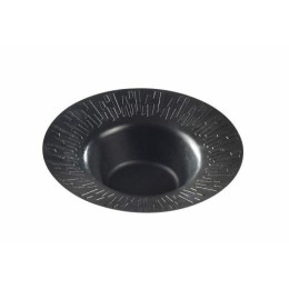 Assiette bol bagasse PLA noir ø 180 mm /50